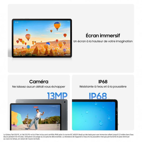 Samsung Galaxy Tab S10 FE X526B 5G 10.9 12GB RAM 256GB Grey - Image 4